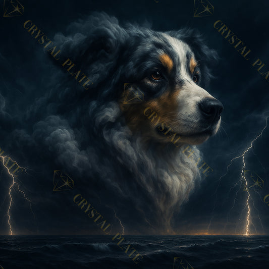 Votre Animal – Tableau Portrait Orageux