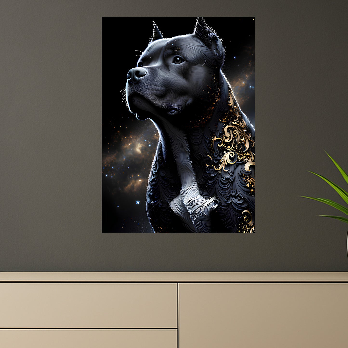 AmStaff Royal – Tableau Noir & Or