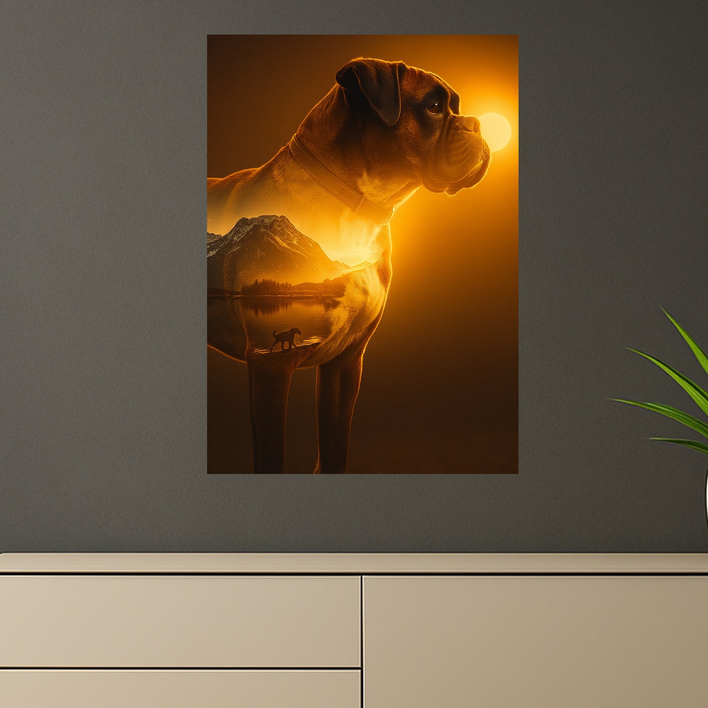 Votre Animal – Tableau Silhouette Aube