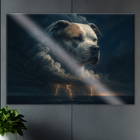 AmStaff Epique - Tableaux Portrait Orageux