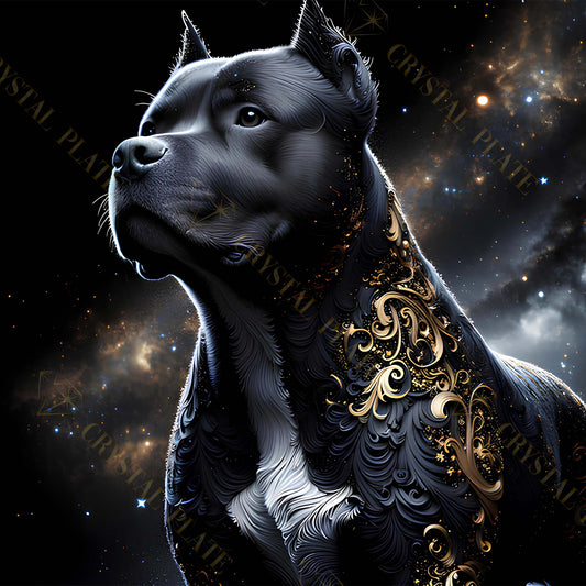 AmStaff Royal – Tableau Noir & Or