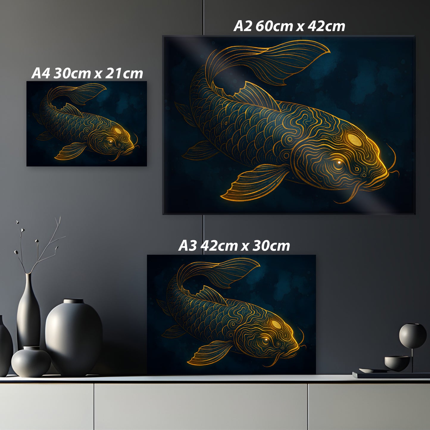 Carpe Koi – Tableau Golden Flow