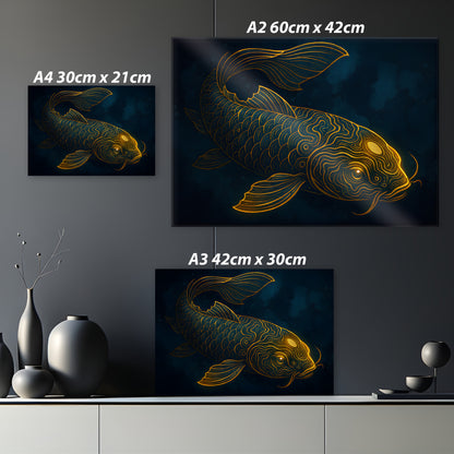 Carpe Koi – Tableau Golden Flow
