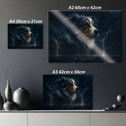 Votre Animal – Tableau Portrait Orageux