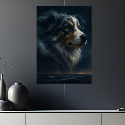 Votre Animal – Tableau Portrait Orageux