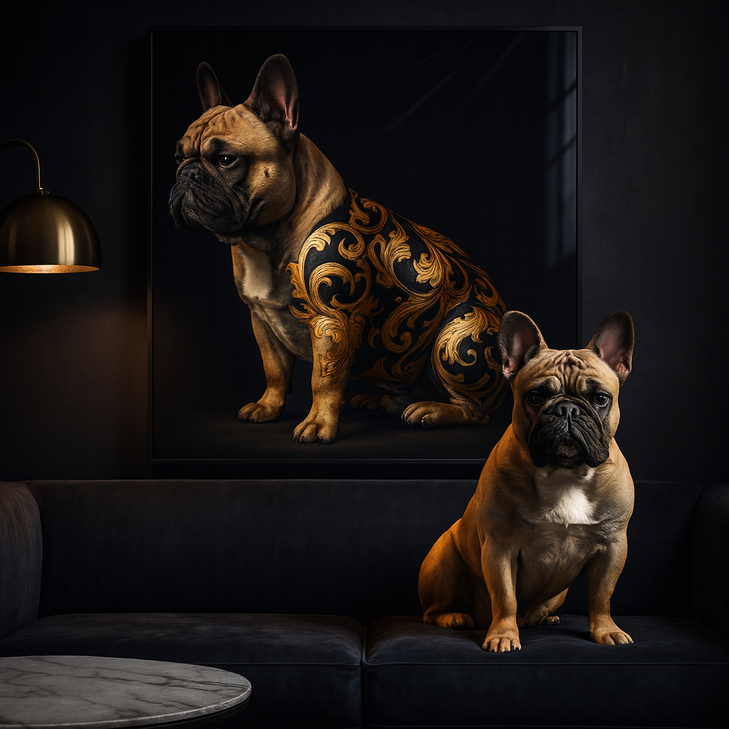 Votre Animal – Tableau Noir & Or