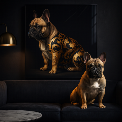 Votre Animal – Tableau Noir & Or