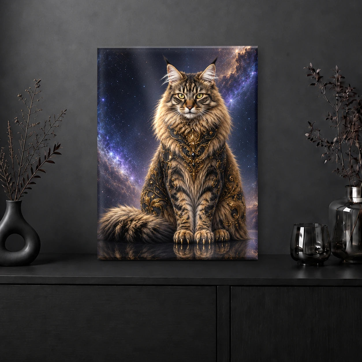 Portrait personnalisé - Black & Gold