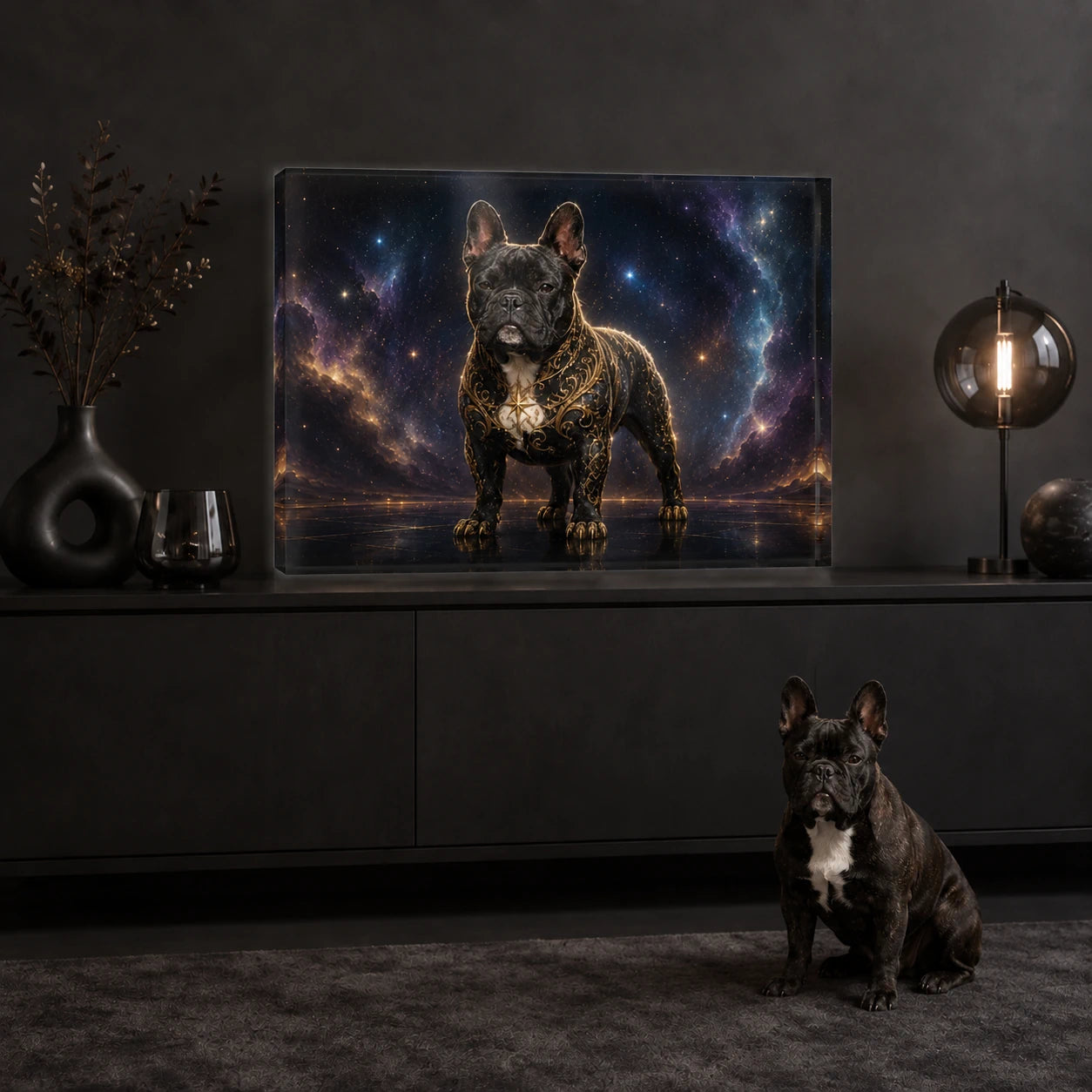 Portrait personnalisé - Black & Gold